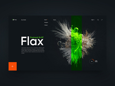 New minimal abstraction abstraction branding design green homepage minimal new orange promo style ui web webdesign