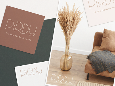 Logo & Branding Concept for Pirdy Modern Home Goods