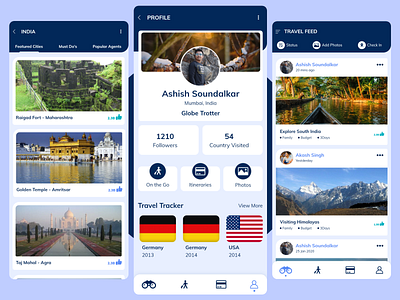 Travel App adobe xd app card design cards ui design mobile search tourism travel travelapp travelling ui ux web