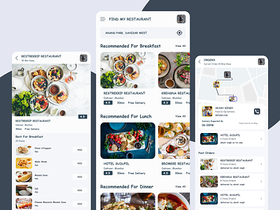 Food App adobe xd app card card design cards ui design food mobile restaurant search ui ux web