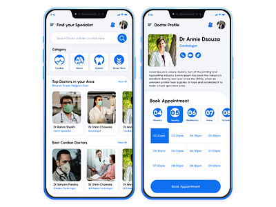 Doctors App doctors app mobile app uiux