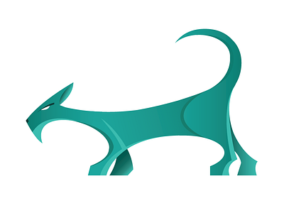Lynx animal cat character illustration lynx rounded stylisation stylised vector