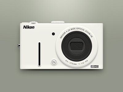 Nikon P310 Illustration camera illustration interface nikon photography technical ui user interface