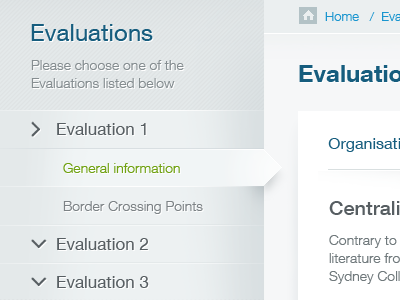 SSE User interface