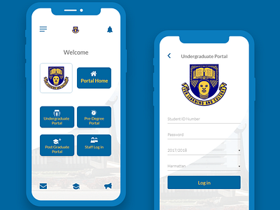 School App Mock up