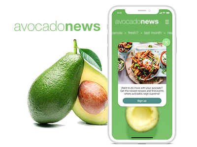 Avocado, Daily UI 016 - Popup/Overlay avocado dailyui dailyui 016 overlay popup