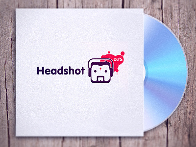 Headshot DJ'S logo dj logo