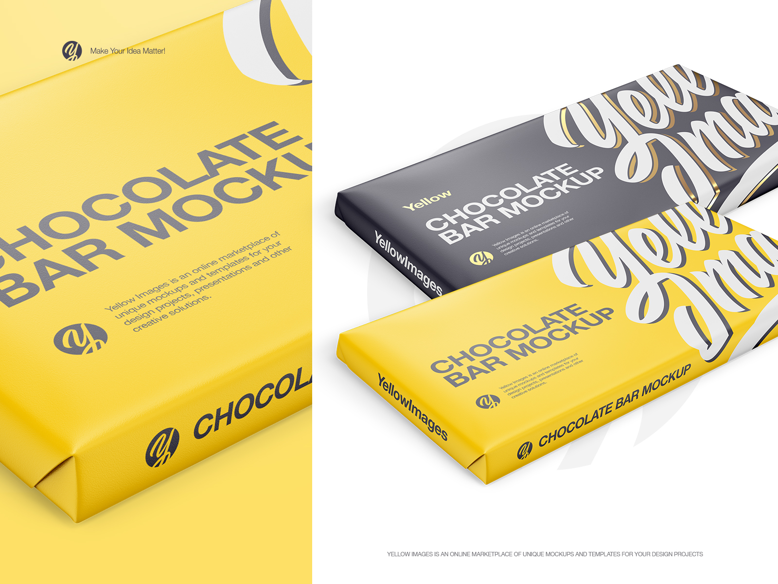 chocolate box mockup free download