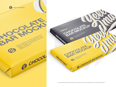 Download Chocolate Mockup Designs Themes Templates And Downloadable Graphic Elements On Dribbble