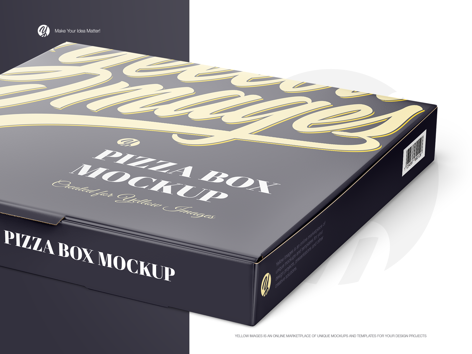 Glossy Pizza Box Mockup By Helenstock On Dribbble