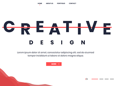 Creative - Web Design design ui ui ux webdesign
