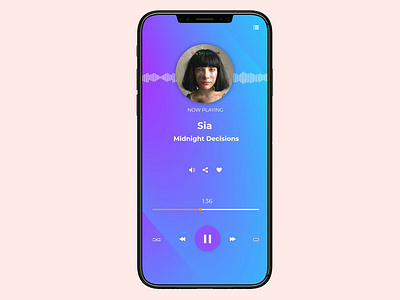 Music Player - UI UX music music app ui ui ux webdesign