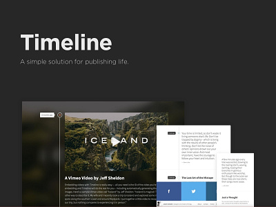 The Timeline Template css freebies html templates
