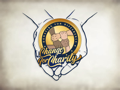 Charity Logo. branding design flat logo illustration logo logo design logodesign typography ui vector