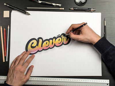 Clever Lettering LOGO.