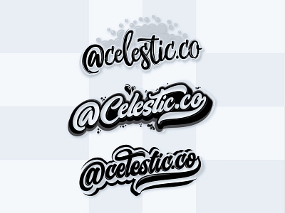 Celestic.co Lettering Logo.