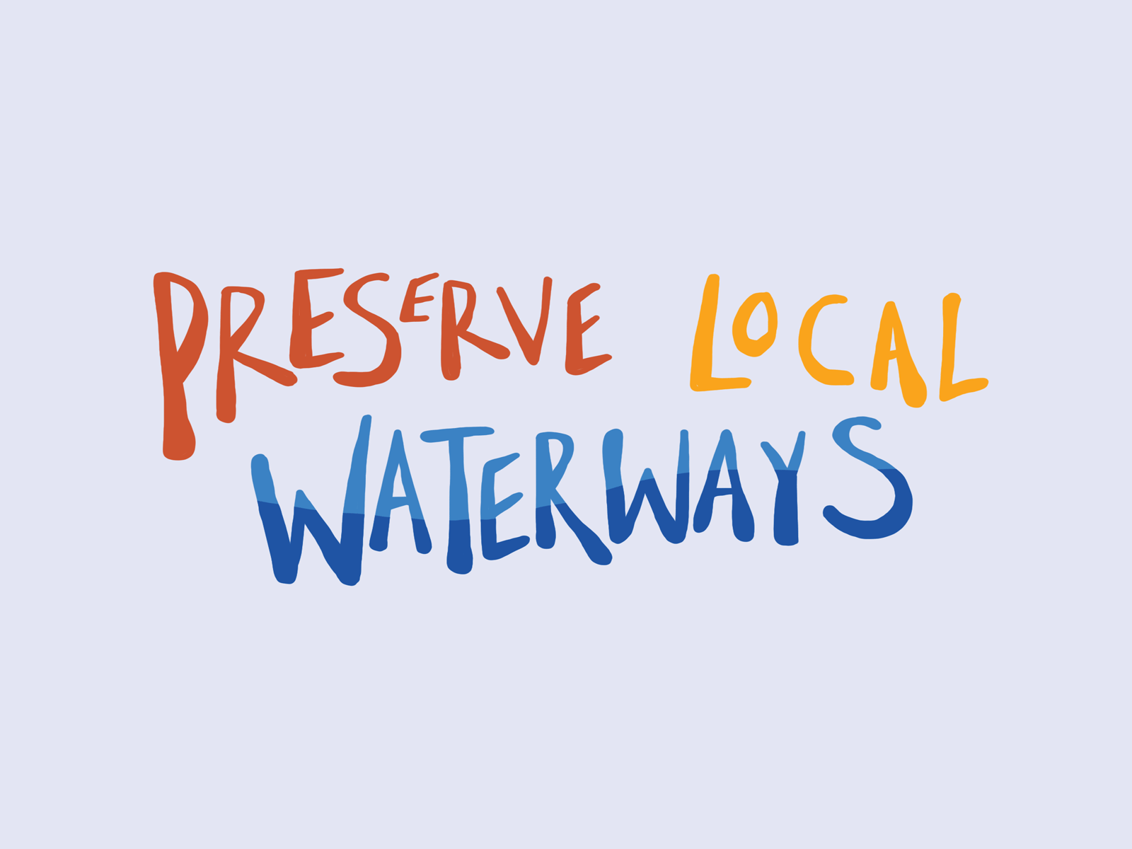 Preserve Local Waterways animation conservation environment gif great lakes h2o illustration lake lake ontario ocean preservation river stream typography water wave