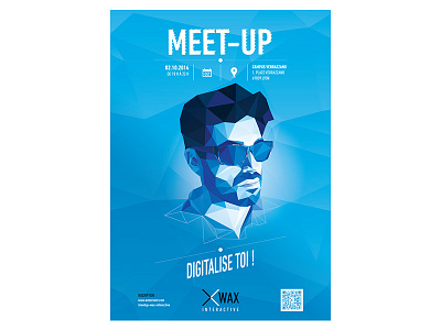 MeetUp WaxInteractive Poster low meet poly poster up