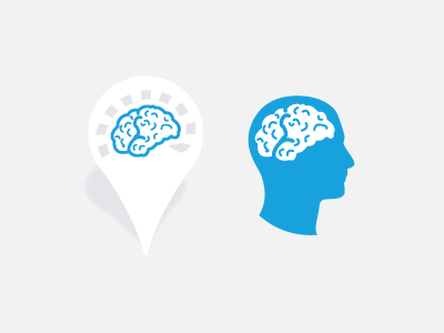 Brain icon brain gray icon matter