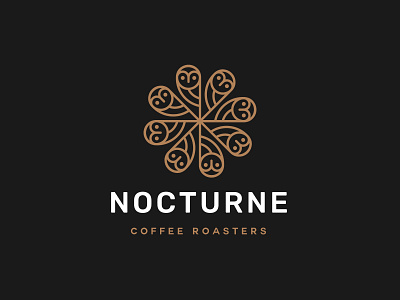 Nocturne Coffee Logo Design brand branding clean coffee coffeeshop creative design graphic design identity illustration illustrator logo logotype nocturne symbol vector