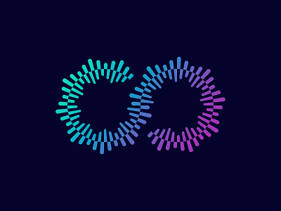 Infinite Beats Logo abstract beats brand branding circle clean design gradient graphicdesign identity illustration illustrator infinity logo loop symbol vector