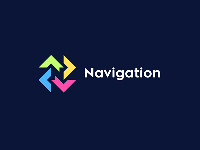 Letter N Navigation Logo