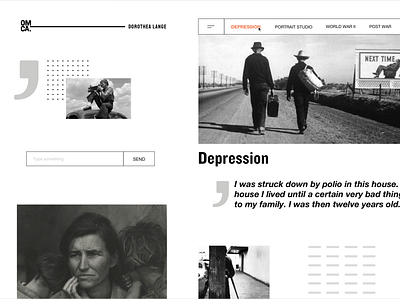 WIP - Dorothea Lange Gallery - Stylescapes art gallery museum style stylescape ui