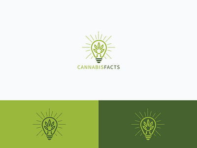 CannabisFacts Logo Design art branding design flat icon illustrator logo logo design minimal vector