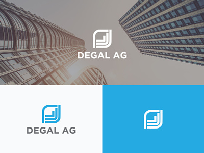 Degal AG property Logo Design branding design flat graphic design icon illustration illustrator logo design minimal vector