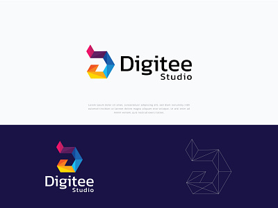 Digitee Studio Logo Design