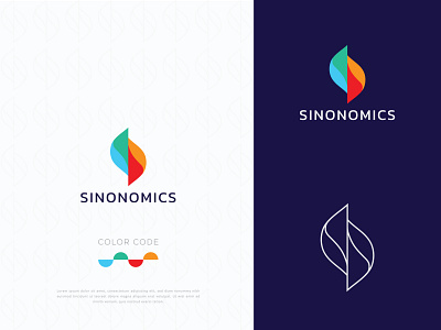 S, Sinonomics Logo Design