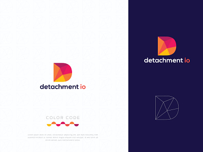 D Logo Design design flat graphic design icon illustration illustrator logo logo design minimal vector