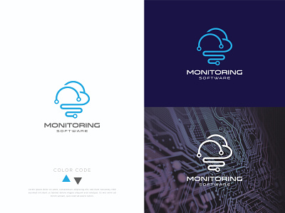 Cloud Technology Logo Design art branding flat graphic design icon illustration illustrator logo design minimal vector