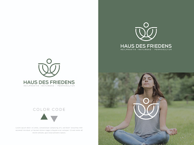 Haus des Friedens logo design