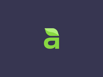 A for Agriculture branding icon logo