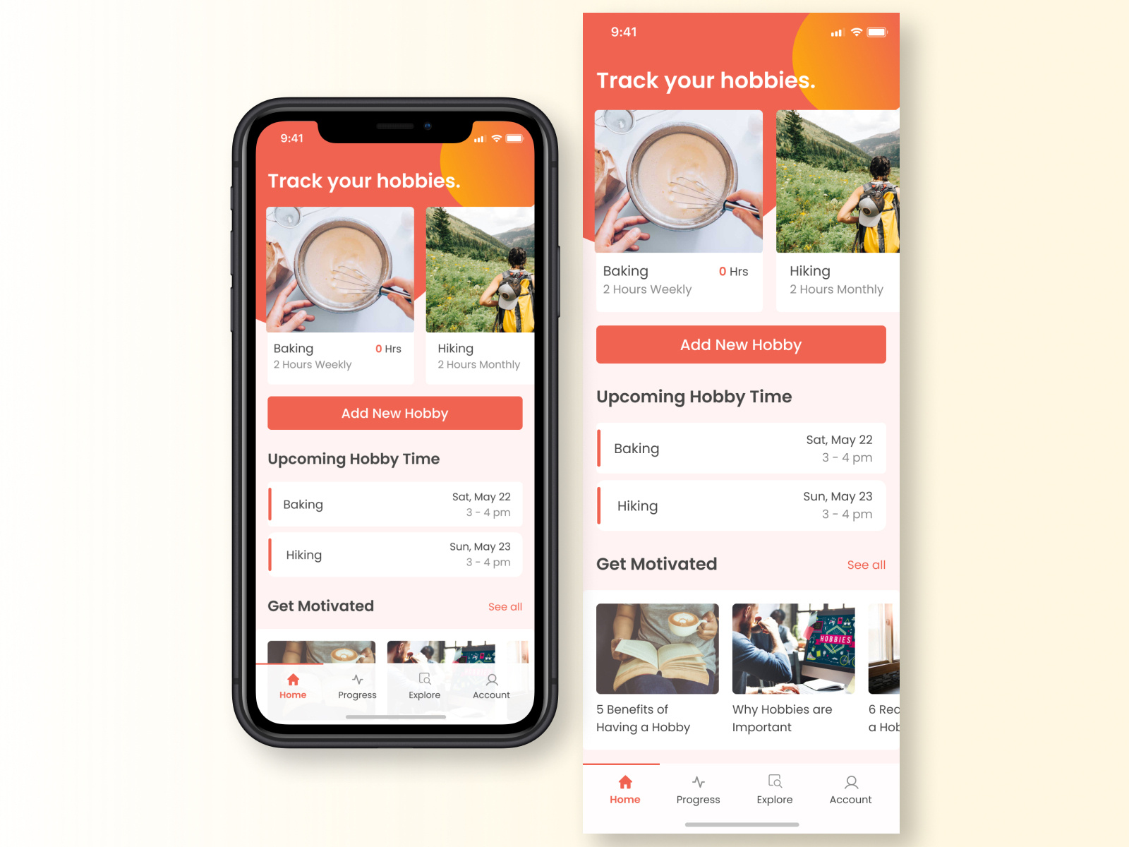 Hobby Mobile App Idea by Yuki Zhong on Dribbble