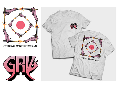 GRV Merchandise Design character character art design digital art digital drawing digital painting drawing dribbble illustration merchandise merchandise design surrealism traditional drawing typography vector