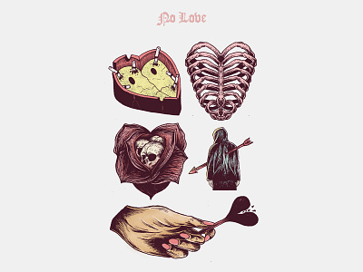 No Love: Flash Tattoo Design