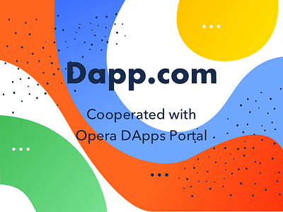 Opera DApps Portal Cooperated with Dapp.com blockchain opera platform product design ui web design
