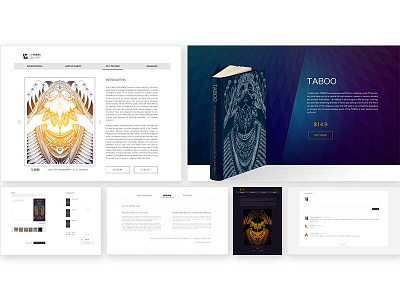 THE MUEEN GALLERY design web