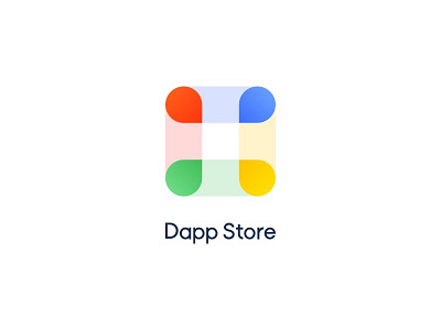 Dapp Store Logo Design brand design logo design store