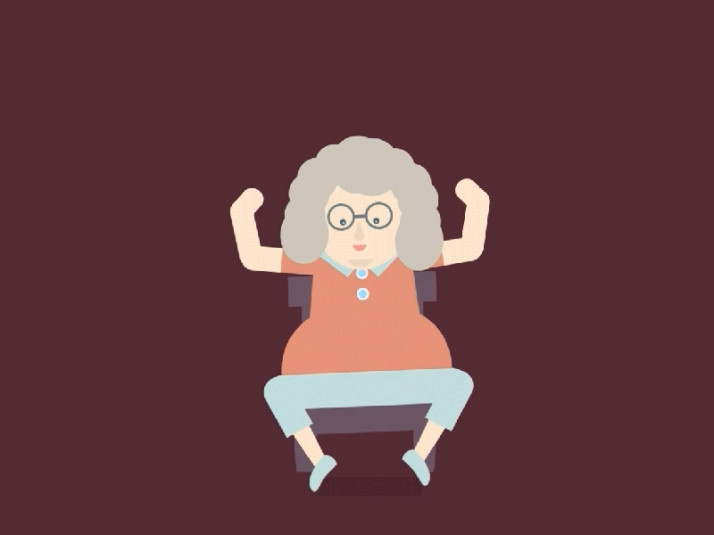 old lady dancing