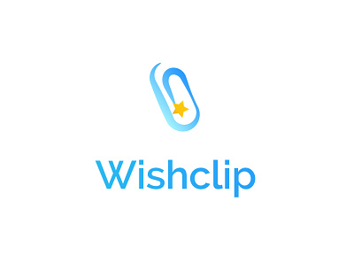 Wishclip logo design