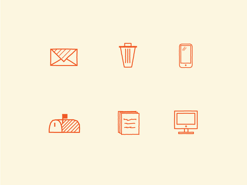 Various Icon Illustrations infographic minimal branding illustration icons