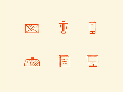 Various Icon Illustrations branding icons illustration infographic minimal
