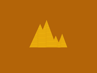 Textured Mountains illustration lines mountain texture vector