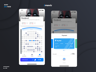 iMovie payment icons illustration sketch ui