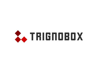 Trignobox brand identity branding corporate logo logo designer minimal modern premium software startup technology web design