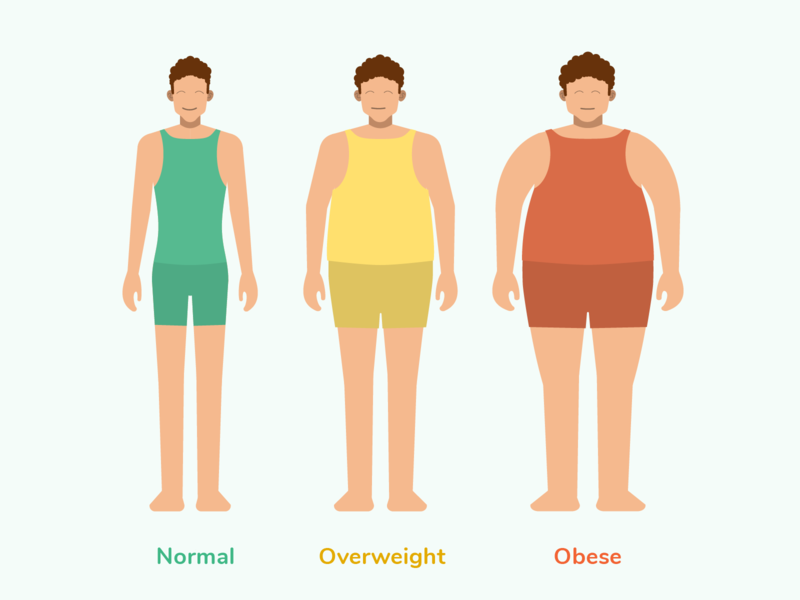 Body types illustration for Sweetch Health by Mark Levi on Dribbble