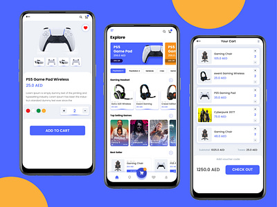 E commerce app Ui